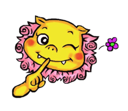 Okinawa Shi-Sa sticker Kari and Yushi sticker #15872733