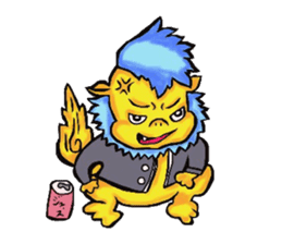 Okinawa Shi-Sa sticker Kari and Yushi sticker #15872734