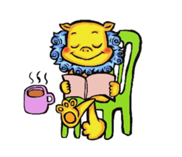 Okinawa Shi-Sa sticker Kari and Yushi sticker #15872738