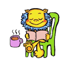 Okinawa Shi-Sa sticker Kari and Yushi sticker #15872738