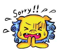 Okinawa Shi-Sa sticker Kari and Yushi sticker #15872746