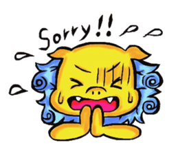 Okinawa Shi-Sa sticker Kari and Yushi sticker #15872746