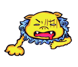 Okinawa Shi-Sa sticker Kari and Yushi sticker #15872748