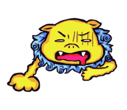 Okinawa Shi-Sa sticker Kari and Yushi sticker #15872748