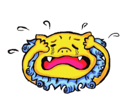 Okinawa Shi-Sa sticker Kari and Yushi sticker #15872751