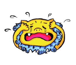 Okinawa Shi-Sa sticker Kari and Yushi sticker #15872751