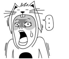 Brat rabbit-2Bad Debut sticker #15872826