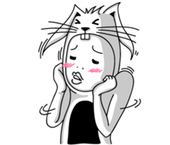 Brat rabbit-2Bad Debut sticker #15872828