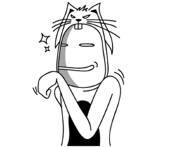 Brat rabbit-2Bad Debut sticker #15872837