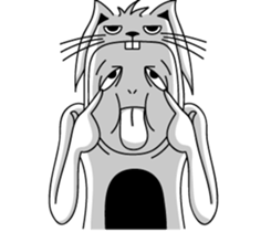 Brat rabbit-2Bad Debut sticker #15872838