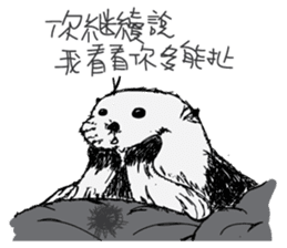 The bad sea otter sticker #15872959