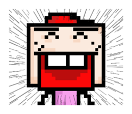 Ha3Chong: Facebox Family 8bit sticker #15873563