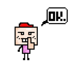 Ha3Chong: Facebox Family 8bit sticker #15873565