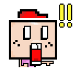 Ha3Chong: Facebox Family 8bit sticker #15873566