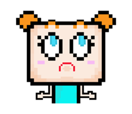 Ha3Chong: Facebox Family 8bit sticker #15873572