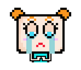 Ha3Chong: Facebox Family 8bit sticker #15873573