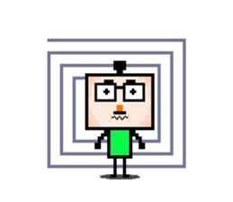 Ha3Chong: Facebox Family 8bit sticker #15873580