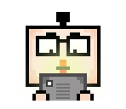 Ha3Chong: Facebox Family 8bit sticker #15873581