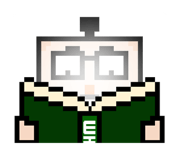 Ha3Chong: Facebox Family 8bit sticker #15873584