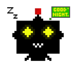 Ha3Chong: Facebox Family 8bit sticker #15873588