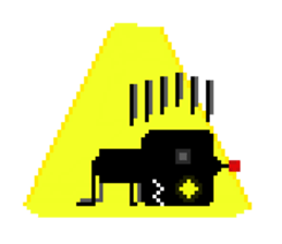 Ha3Chong: Facebox Family 8bit sticker #15873590