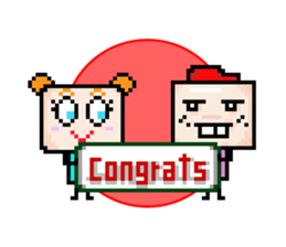 Ha3Chong: Facebox Family 8bit sticker #15873595