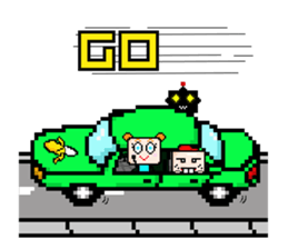 Ha3Chong: Facebox Family 8bit sticker #15873601