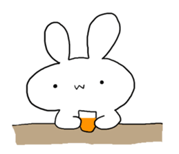 w rabbit sticker sticker #15873698
