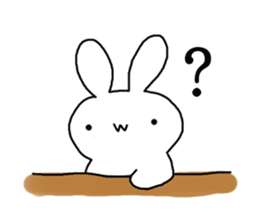 w rabbit sticker sticker #15873705