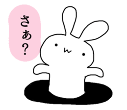 w rabbit sticker sticker #15873706