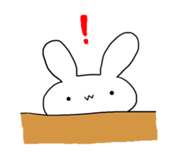w rabbit sticker sticker #15873707