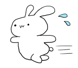 w rabbit sticker sticker #15873708