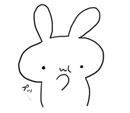 w rabbit sticker sticker #15873712