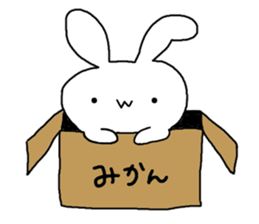 w rabbit sticker sticker #15873714