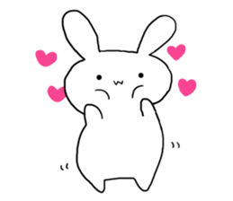 w rabbit sticker sticker #15873717