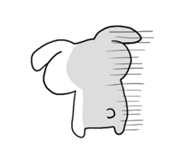 w rabbit sticker sticker #15873721
