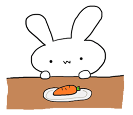 w rabbit sticker sticker #15873725