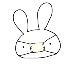 w rabbit sticker sticker #15873728