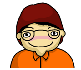 We are loving each other (Ha&Da) sticker #15874115