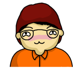 We are loving each other (Ha&Da) sticker #15874116