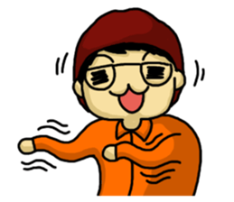 We are loving each other (Ha&Da) sticker #15874120