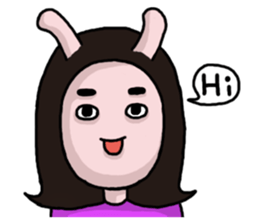 We are loving each other (Ha&Da) sticker #15874126