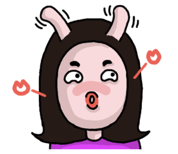 We are loving each other (Ha&Da) sticker #15874136