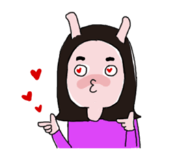 We are loving each other (Ha&Da) sticker #15874139