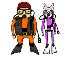 We are loving each other (Ha&Da) sticker #15874142