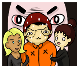 We are loving each other (Ha&Da) sticker #15874149