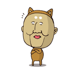 Masao of the face getting irritated sticker #15874627