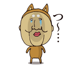 Masao of the face getting irritated sticker #15874635