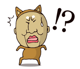 Masao of the face getting irritated sticker #15874644