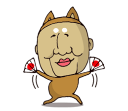 Masao of the face getting irritated sticker #15874650